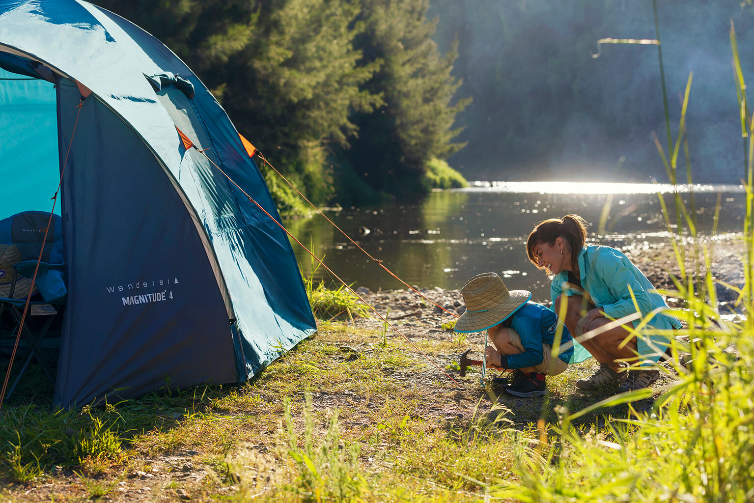 kids easter camping